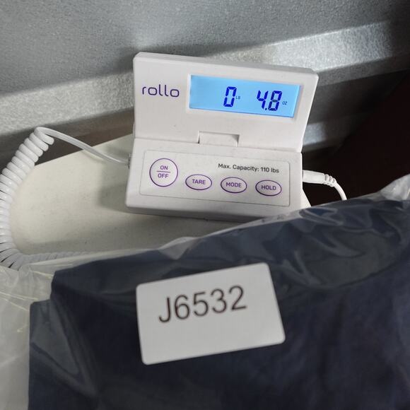 Anthropologie Top Womens Small Tie Neck Navy Blue HD in Paris 3/4 Balloon Sleeve - Picture 11 of 11